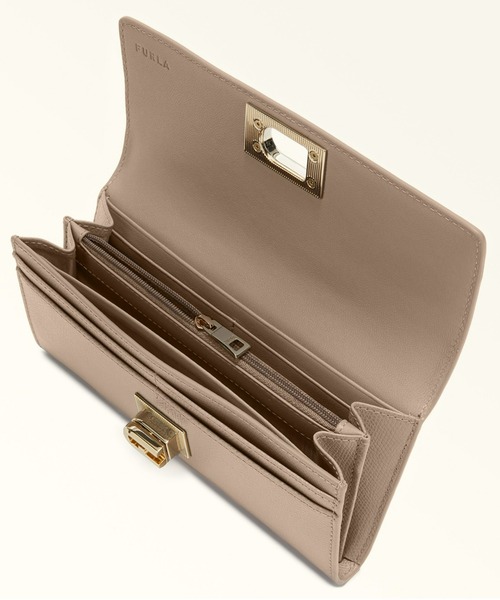 FURLA（フルラ）の「フルラ 1927 (Furla 1927) コンチネンタルロングウォレット（財布・レディース・ブラック/ベージュ/モカ・ONE SIZE）」の5枚目の写真