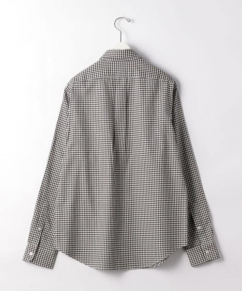 green label relaxing(グリーンレーベルリラクシング)の「NM ビエラギンガムボタンダウン シャツ(シャツ/ブラウス・メンズ・ダークグリーン/ダークブラウン/ネイビー・LARGE/X-LARGE/SMALL/MEDIUM)」の15枚目の写真