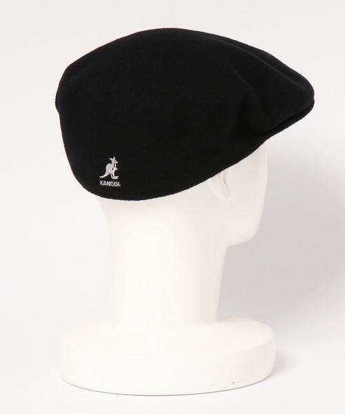 KANGOL（カンゴール）の「KANGOL Wool 504（ハンチング/ベレー帽・レディース・ブラック/ベージュ/イエローゴールド・M/L）」の6枚目の写真