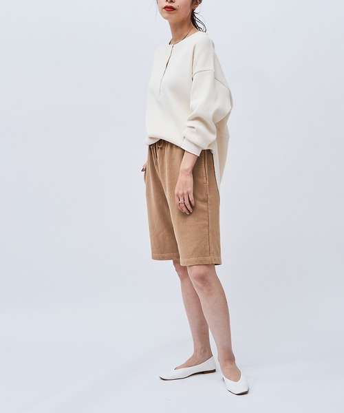 Russell Athletic(ラッセルアスレティック)の「Bookstore Sweat Pullover Hoodie&Shorts(セットアップ)(スウェット・レディース・ブルー/ブラウン系その他2・1)」の5枚目の写真