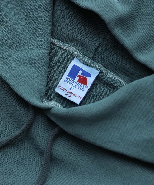 Russell Athletic(ラッセルアスレティック)の「Bookstore Sweat Pullover Hoodie&Shorts(セットアップ)(スウェット・レディース・ブルー/ブラウン系その他2・1)」の11枚目の写真