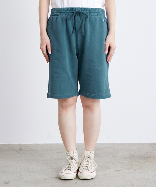 Russell Athletic(ラッセルアスレティック)の「Bookstore Sweat Pullover Hoodie&Shorts(セットアップ)(スウェット・レディース・ブルー/ブラウン系その他2・1)」の13枚目の写真