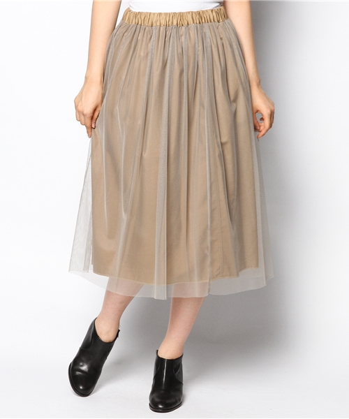 BEAMS LIGHTS Women's（ビームスライツ ウィメンズ）の「BEAMS LIGHTS /  リバーシブル スカート（スカート・レディース・ブラウン系その他/ネイビー・38/36）」の6枚目の写真