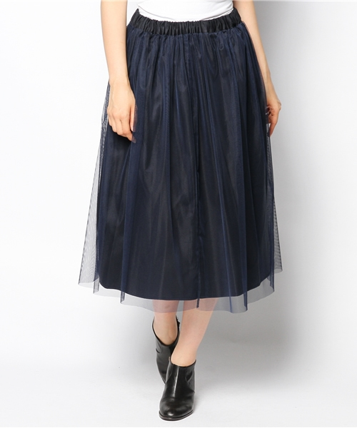 BEAMS LIGHTS Women's（ビームスライツ ウィメンズ）の「BEAMS LIGHTS /  リバーシブル スカート（スカート・レディース・ブラウン系その他/ネイビー・38/36）」の7枚目の写真