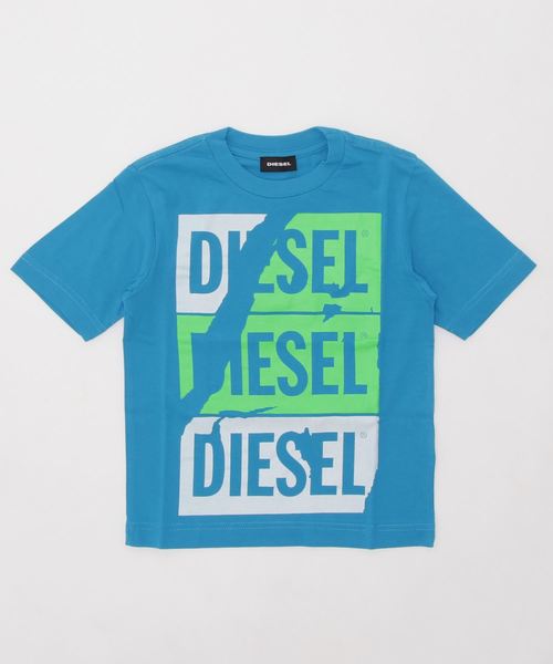 DIESEL（ディーゼル）の「DIESEL（ディーゼル）Kids & Junior ブランドロゴプリント半袖Tシャツカットソー（Tシャツ/カットソー・キッズ・ブラック/ホワイト/ブルー・12Y/8Y/10Y/4Y/6Y/16Y/14Y）」の3枚目の写真
