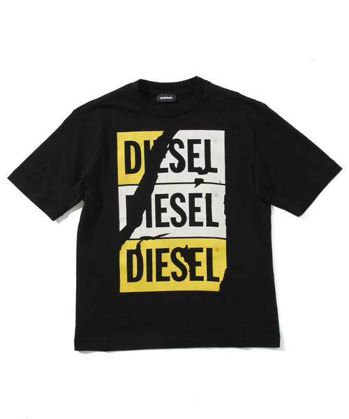 DIESEL（ディーゼル）の「DIESEL（ディーゼル）Kids & Junior ブランドロゴプリント半袖Tシャツカットソー（Tシャツ/カットソー・キッズ・ブラック/ホワイト/ブルー・12Y/8Y/10Y/4Y/6Y/16Y/14Y）」の2枚目の写真