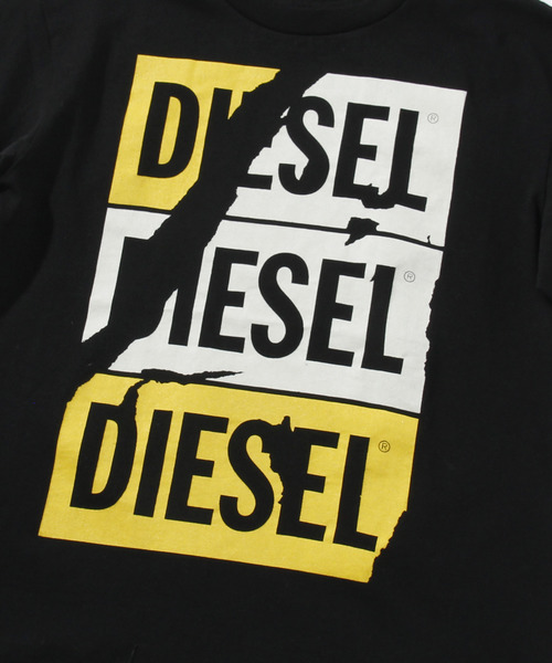 DIESEL（ディーゼル）の「DIESEL（ディーゼル）Kids & Junior ブランドロゴプリント半袖Tシャツカットソー（Tシャツ/カットソー・キッズ・ブラック/ホワイト/ブルー・12Y/8Y/10Y/4Y/6Y/16Y/14Y）」の7枚目の写真