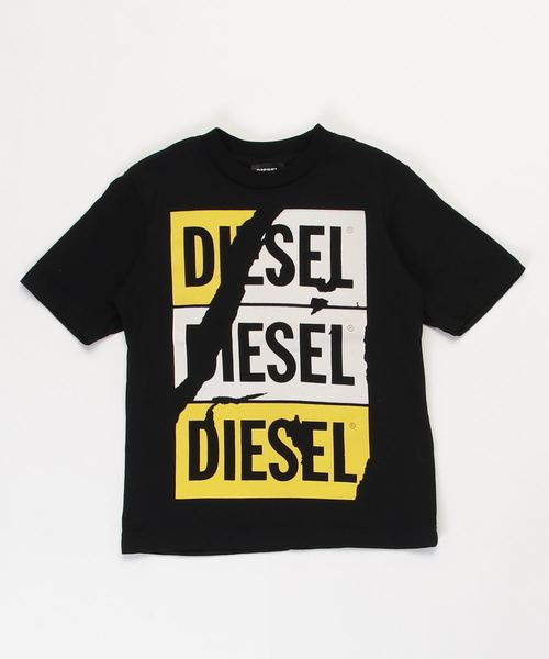 DIESEL（ディーゼル）の「DIESEL（ディーゼル）Kids & Junior ブランドロゴプリント半袖Tシャツカットソー（Tシャツ/カットソー・キッズ・ブラック/ホワイト/ブルー・12Y/8Y/10Y/4Y/6Y/16Y/14Y）」の5枚目の写真