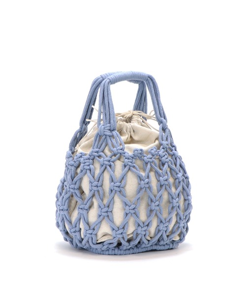 巾着付コットンロープクリ手バッグ かごバッグ Cooco クーコ のファッション通販 Zozotown