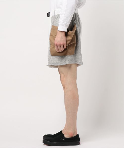 チャイハネ（チャイハネ）の「【チャイハネ】パッチワークMEN'Sハーフパンツ（その他パンツ・メンズ・オレンジ/ブラック/ホワイト・FREE）」の5枚目の写真