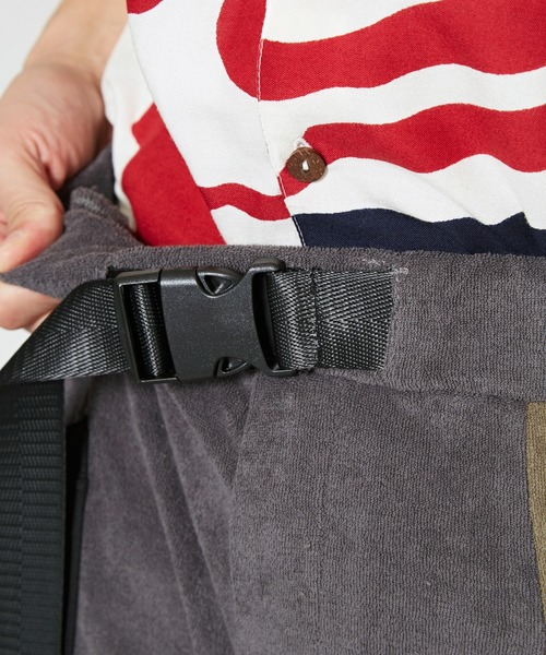 チャイハネ（チャイハネ）の「【チャイハネ】パッチワークMEN'Sハーフパンツ（その他パンツ・メンズ・オレンジ/ブラック/ホワイト・FREE）」の17枚目の写真