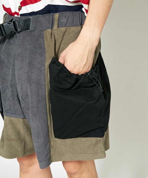 チャイハネ（チャイハネ）の「【チャイハネ】パッチワークMEN'Sハーフパンツ（その他パンツ・メンズ・オレンジ/ブラック/ホワイト・FREE）」の18枚目の写真