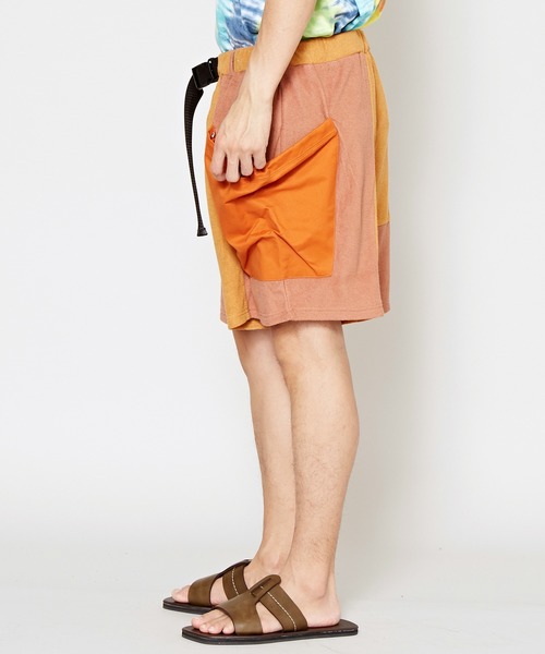 チャイハネ（チャイハネ）の「【チャイハネ】パッチワークMEN'Sハーフパンツ（その他パンツ・メンズ・オレンジ/ブラック/ホワイト・FREE）」の22枚目の写真