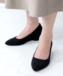 Liberty Doll / ポインテッドトゥ 5.5cm ウエッジヒール パンプス(5451)