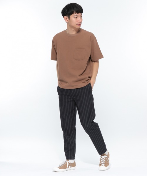 LAKOLE(ラコレ)の「ミニ裏毛Tシャツ / LAKOLE(Tシャツ/カットソー・メンズ・ホワイト/ブラウン/グレー/ピンク/ライトグリーン・SMALL/MEDIUM/LARGE/X-LARGE)」の13枚目の写真