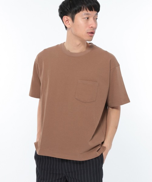 LAKOLE(ラコレ)の「ミニ裏毛Tシャツ / LAKOLE(Tシャツ/カットソー・メンズ・ホワイト/ブラウン/グレー/ピンク/ライトグリーン・SMALL/MEDIUM/LARGE/X-LARGE)」の14枚目の写真