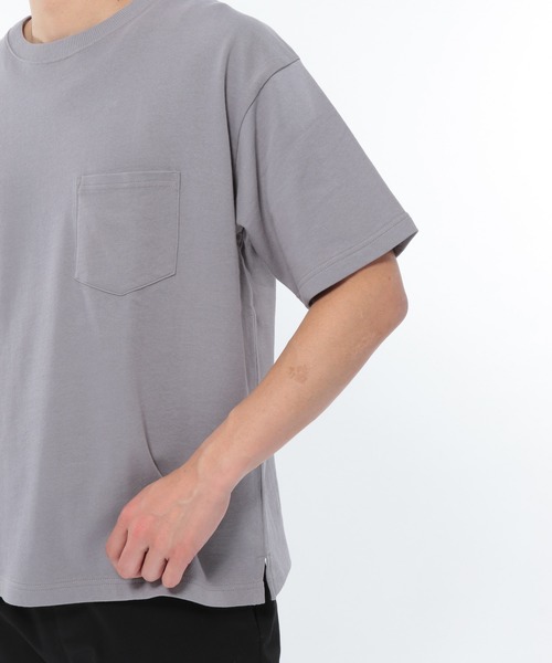 LAKOLE(ラコレ)の「ミニ裏毛Tシャツ / LAKOLE(Tシャツ/カットソー・メンズ・ホワイト/ブラウン/グレー/ピンク/ライトグリーン・SMALL/MEDIUM/LARGE/X-LARGE)」の19枚目の写真