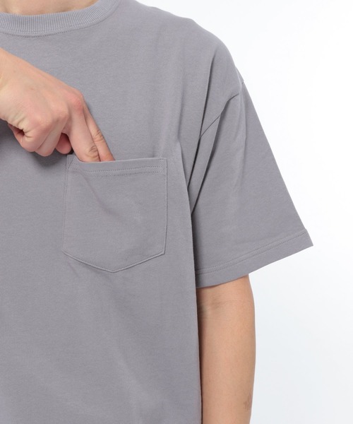 LAKOLE(ラコレ)の「ミニ裏毛Tシャツ / LAKOLE(Tシャツ/カットソー・メンズ・ホワイト/ブラウン/グレー/ピンク/ライトグリーン・SMALL/MEDIUM/LARGE/X-LARGE)」の20枚目の写真