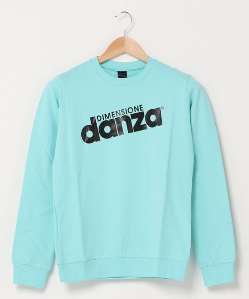 DIMENSIONE danza(ディメンシオーネ ダンツァ)の「ロゴプリント長袖スウェットトップス(スウェット・レディース・ホワイト/スモークピンク/グレー/グリーン/パープル/ブラック・MEDIUM/SMALL/X-SMALL)」の4枚目の写真