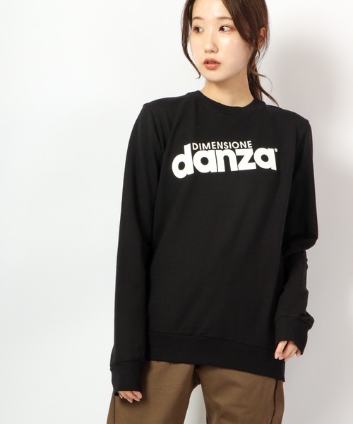 DIMENSIONE danza(ディメンシオーネ ダンツァ)の「ロゴプリント長袖スウェットトップス(スウェット・レディース・ホワイト/スモークピンク/グレー/グリーン/パープル/ブラック・MEDIUM/SMALL/X-SMALL)」の21枚目の写真