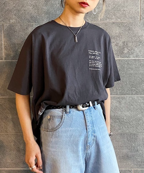 PAGEBOY（ページボーイ）の「バックフォトTEE（Tシャツ/カットソー・レディース・ブラック/オフホワイト/チャコールグレー・FREE）」の17枚目の写真