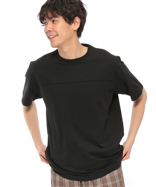 LAKOLE（ラコレ）の「USAフットボールTシャツ / LAKOLE（Tシャツ/カットソー・メンズ・ホワイト/ブラック/ベージュ/ライトグリーン/マスタード/ラベンダー・SMALL/MEDIUM/LARGE）」の3枚目の写真