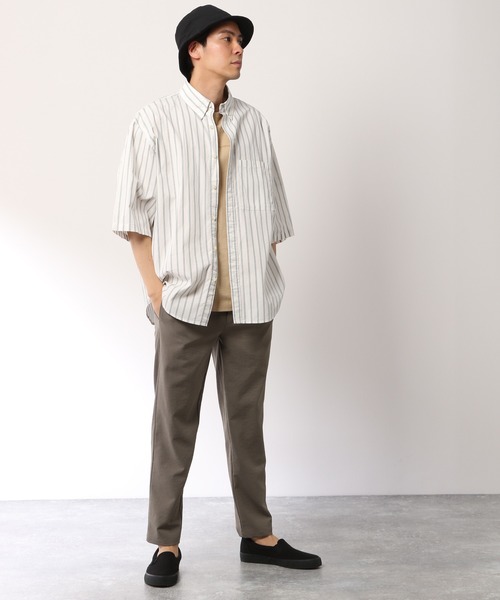 LAKOLE（ラコレ）の「USAフットボールTシャツ / LAKOLE（Tシャツ/カットソー・メンズ・ホワイト/ブラック/ベージュ/ライトグリーン/マスタード/ラベンダー・SMALL/MEDIUM/LARGE）」の7枚目の写真