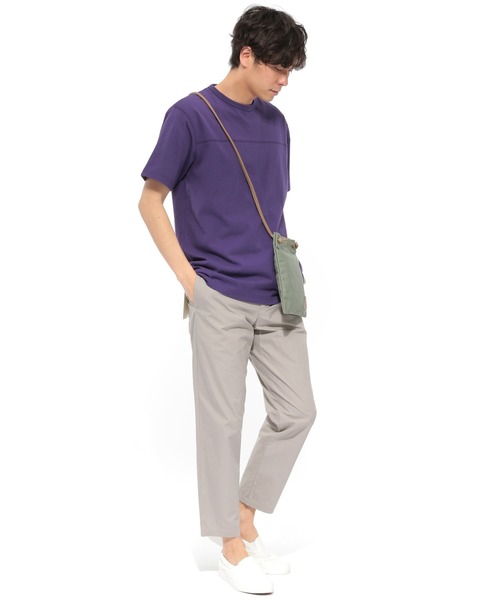 LAKOLE（ラコレ）の「USAフットボールTシャツ / LAKOLE（Tシャツ/カットソー・メンズ・ホワイト/ブラック/ベージュ/ライトグリーン/マスタード/ラベンダー・SMALL/MEDIUM/LARGE）」の13枚目の写真