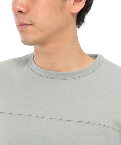 LAKOLE（ラコレ）の「USAフットボールTシャツ / LAKOLE（Tシャツ/カットソー・メンズ・ホワイト/ブラック/ベージュ/ライトグリーン/マスタード/ラベンダー・SMALL/MEDIUM/LARGE）」の20枚目の写真