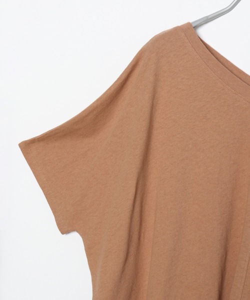 LEPSIM(レプシィム)の「アサコンワイドプルオーバー 886697(Tシャツ/カットソー・レディース・ライトブラウン/チャコールグレー/ベージュ・FREE)」の7枚目の写真