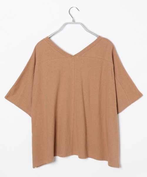 LEPSIM(レプシィム)の「アサコンワイドプルオーバー 886697(Tシャツ/カットソー・レディース・ライトブラウン/チャコールグレー/ベージュ・FREE)」の5枚目の写真