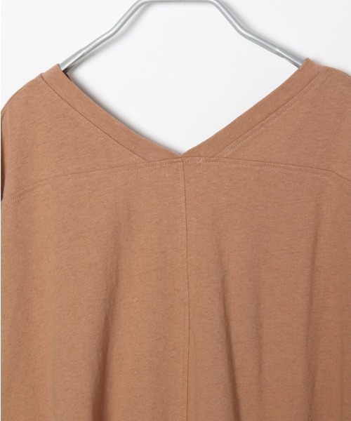 LEPSIM(レプシィム)の「アサコンワイドプルオーバー 886697(Tシャツ/カットソー・レディース・ライトブラウン/チャコールグレー/ベージュ・FREE)」の9枚目の写真