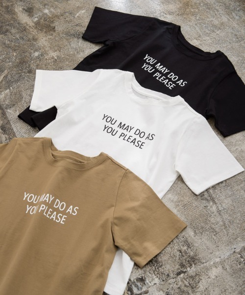 Pierrot(ピエロ)の「ロゴTシャツ(Tシャツ/カットソー・レディース・ホワイト×ブラック/ブラック×ホワイト/オフホワイト/ベージュ/ホワイト系その他2/ホワイト系その他・M/L)」の20枚目の写真