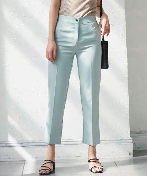 KOBE LETTUCE(コウベレタス)の「センターシームストレートカラーパンツ(その他パンツ・レディース・ベージュ/オレンジ/ピンク/ミント/ライトブルー/ブラック・M/S)」の3枚目の写真