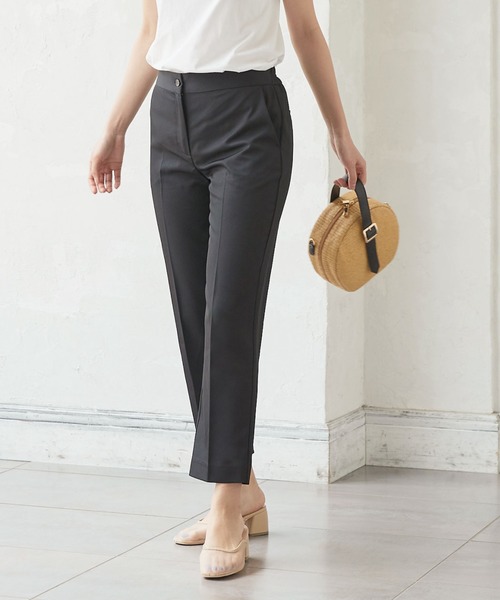 KOBE LETTUCE(コウベレタス)の「センターシームストレートカラーパンツ(その他パンツ・レディース・ベージュ/オレンジ/ピンク/ミント/ライトブルー/ブラック・M/S)」の1枚目の写真