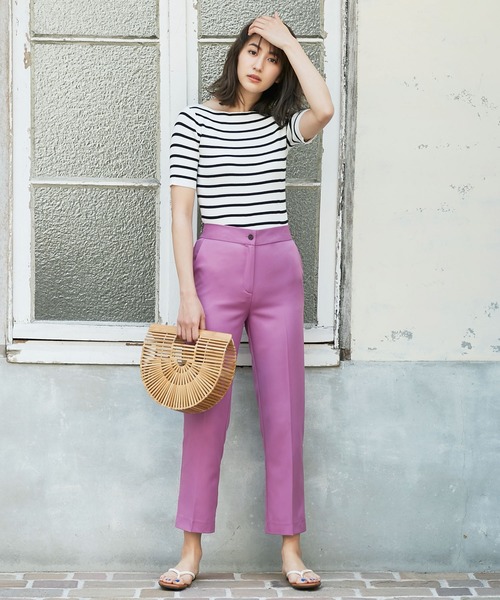 KOBE LETTUCE(コウベレタス)の「センターシームストレートカラーパンツ(その他パンツ・レディース・ベージュ/オレンジ/ピンク/ミント/ライトブルー/ブラック・M/S)」の17枚目の写真