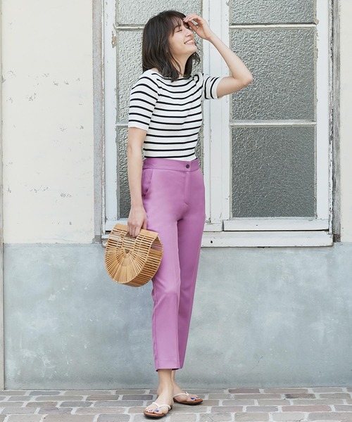 KOBE LETTUCE(コウベレタス)の「センターシームストレートカラーパンツ(その他パンツ・レディース・ベージュ/オレンジ/ピンク/ミント/ライトブルー/ブラック・M/S)」の18枚目の写真