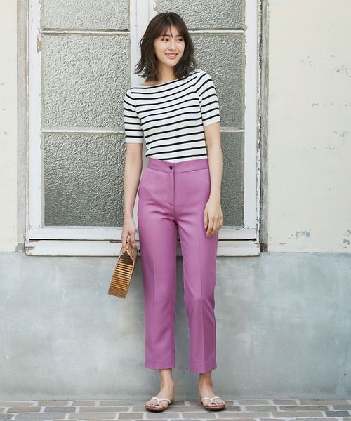 KOBE LETTUCE(コウベレタス)の「センターシームストレートカラーパンツ(その他パンツ・レディース・ベージュ/オレンジ/ピンク/ミント/ライトブルー/ブラック・M/S)」の19枚目の写真