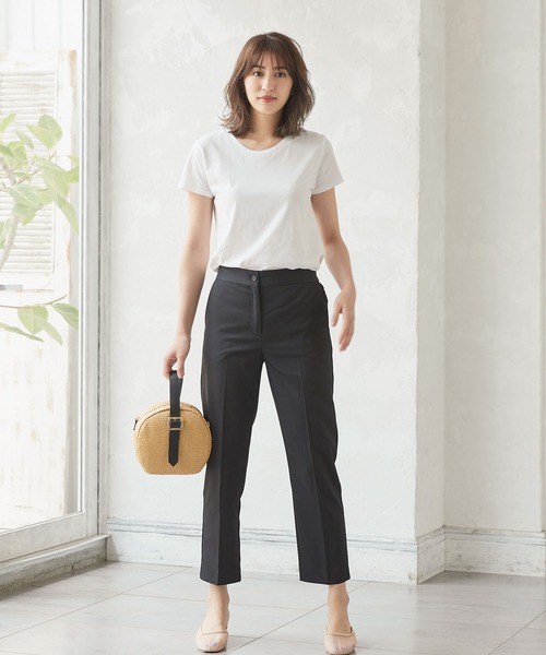 KOBE LETTUCE(コウベレタス)の「センターシームストレートカラーパンツ(その他パンツ・レディース・ベージュ/オレンジ/ピンク/ミント/ライトブルー/ブラック・M/S)」の21枚目の写真