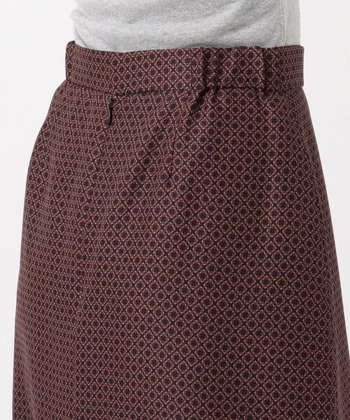 J.PRESS Ladies（J.プレス レディス）の「【洗える】ジオメトリックプリント スカート（スカート・レディース・ネイビー系5/グレー系5・S/XS/XXS）」の10枚目の写真