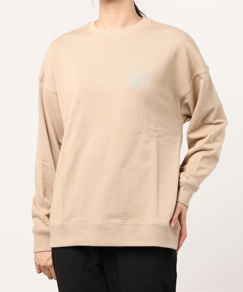 BILLABONG(ビラボン)の「BILLABONG/ビラボン ルーズシルエット スウェット BA014-009(スウェット・レディース・ベージュ/ブラック/ホワイト・M/L)」の12枚目の写真