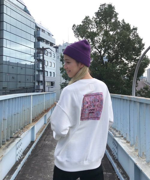 BILLABONG(ビラボン)の「BILLABONG/ビラボン ルーズシルエット スウェット BA014-009(スウェット・レディース・ベージュ/ブラック/ホワイト・M/L)」の15枚目の写真