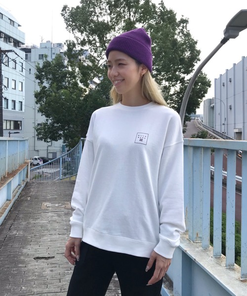 BILLABONG(ビラボン)の「BILLABONG/ビラボン ルーズシルエット スウェット BA014-009(スウェット・レディース・ベージュ/ブラック/ホワイト・M/L)」の14枚目の写真