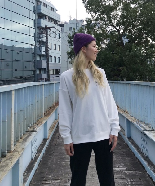 BILLABONG(ビラボン)の「BILLABONG/ビラボン ルーズシルエット スウェット BA014-009(スウェット・レディース・ベージュ/ブラック/ホワイト・M/L)」の20枚目の写真