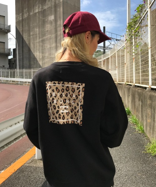 BILLABONG(ビラボン)の「BILLABONG/ビラボン ルーズシルエット スウェット BA014-009(スウェット・レディース・ベージュ/ブラック/ホワイト・M/L)」の5枚目の写真