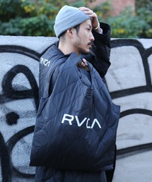 RVCA | RVCA メンズ QUILTING SHOPPER バッグ【2020年秋冬モデル】/ルーカ トートバッグ キルティング エコバッグ(トートバッグ)