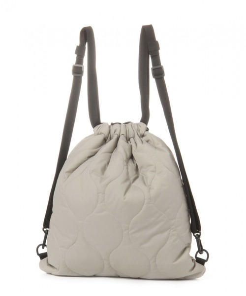 LAKOLE(ラコレ)の「キルティングナップサック / LAKOLE(バックパック/リュック・メンズ・ブラック/ブラウン/グレー・FREE)」の20枚目の写真