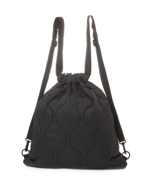 LAKOLE(ラコレ)の「キルティングナップサック / LAKOLE(バックパック/リュック・メンズ・ブラック/ブラウン/グレー・FREE)」の15枚目の写真