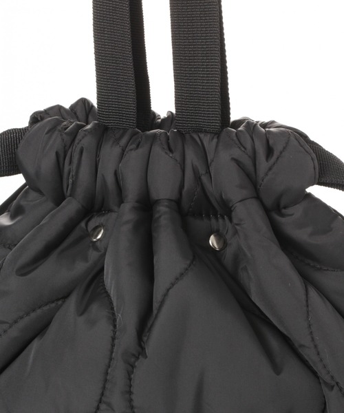 LAKOLE(ラコレ)の「キルティングナップサック / LAKOLE(バックパック/リュック・メンズ・ブラック/ブラウン/グレー・FREE)」の16枚目の写真
