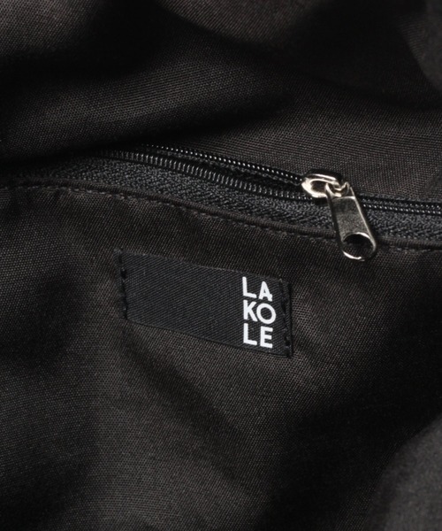 LAKOLE(ラコレ)の「キルティングナップサック / LAKOLE(バックパック/リュック・メンズ・ブラック/ブラウン/グレー・FREE)」の14枚目の写真